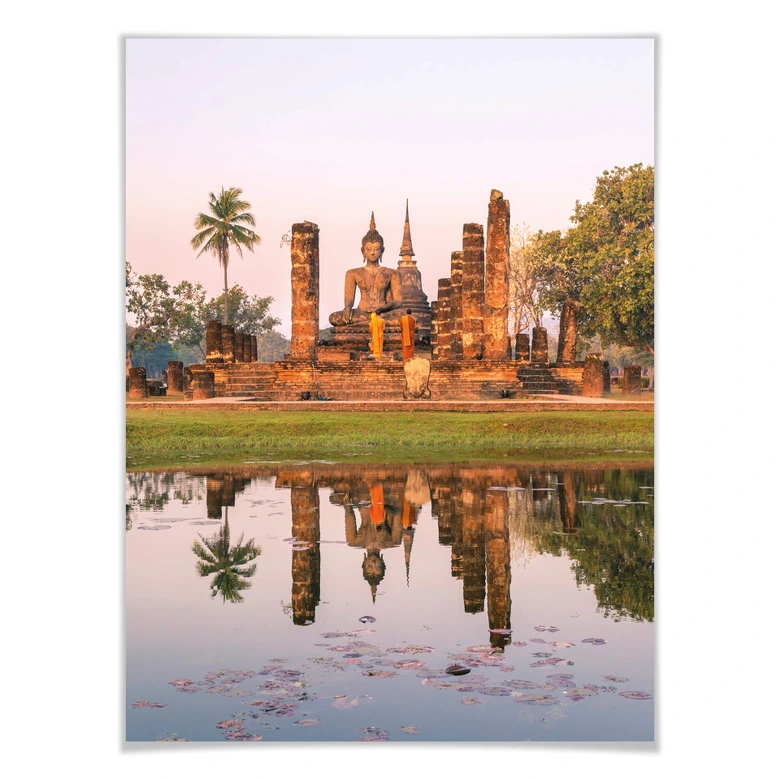 Poster Colombo - Boeddhistische Tempel 