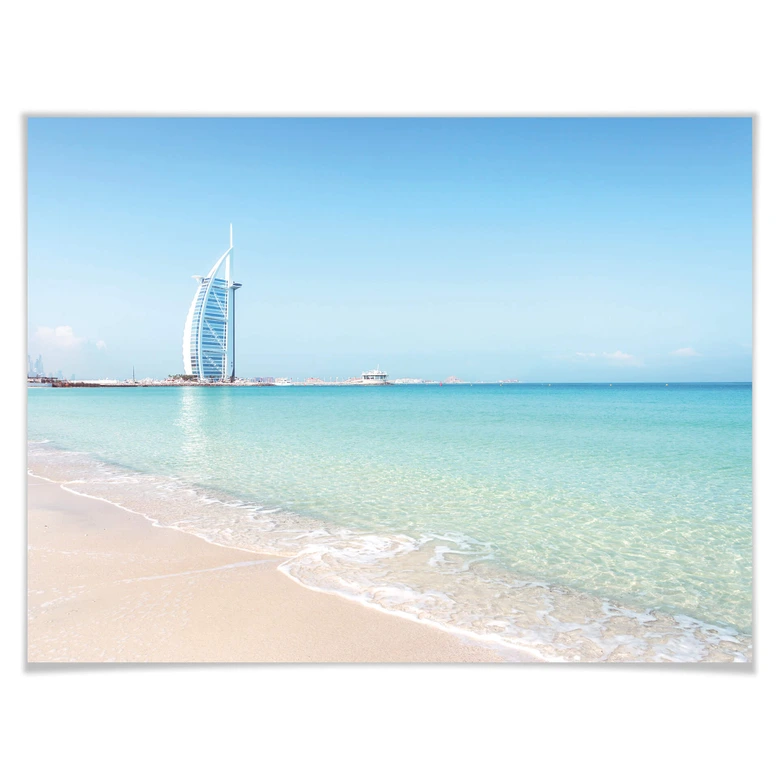 Plakat Colombo - Na plaży w Dubaju 