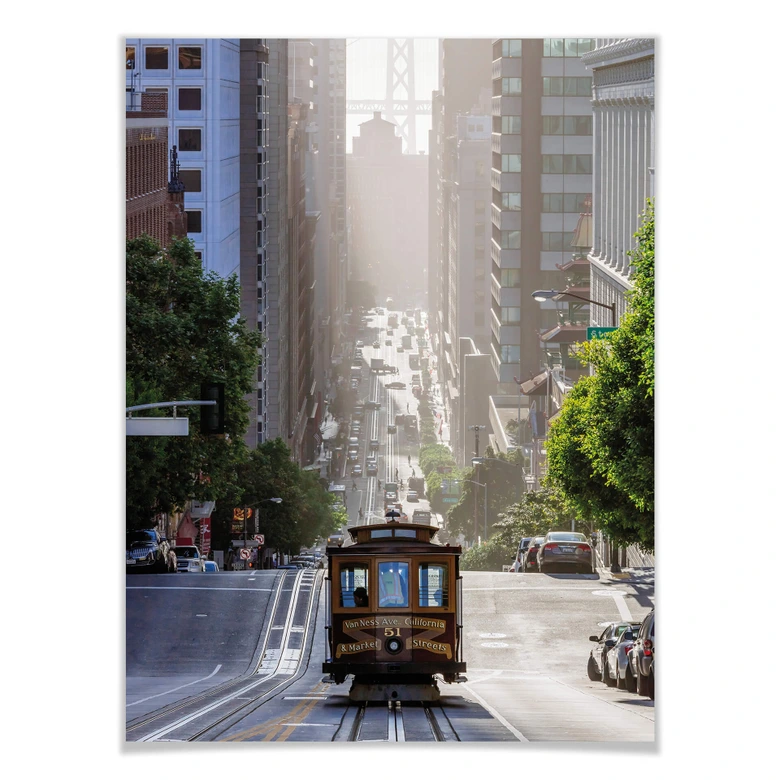 Plakat - Colombo - Cable Car in San Fransisco 