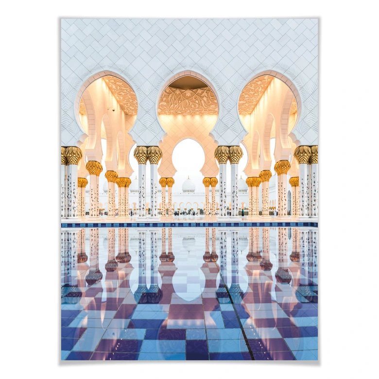 Poster Colombo - Sheikh Zayed-moskén i Abu Dhabi 