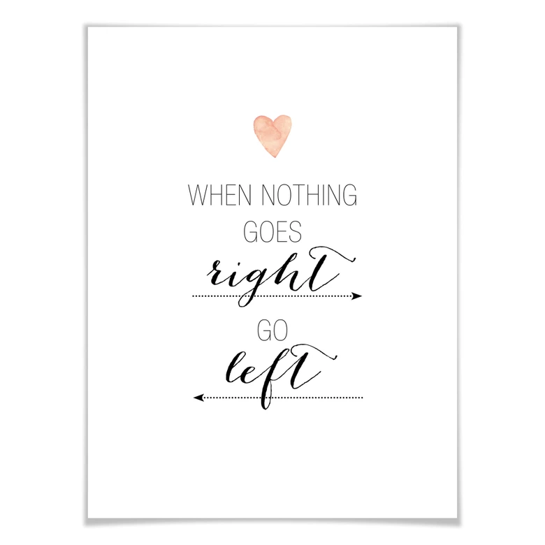 Poster Confetti & Cream - When nothing goes right 