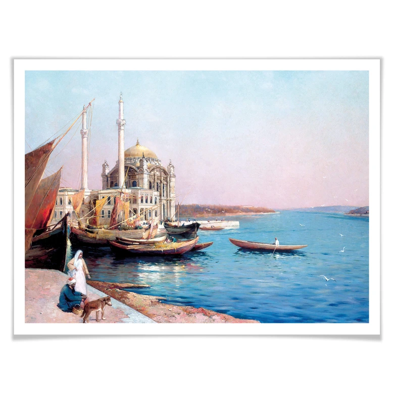 Poster Dellepiane - An den Ufern des Bosporus 