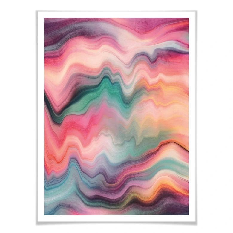 Poster Fredriksson – Regenbogen Marmor 