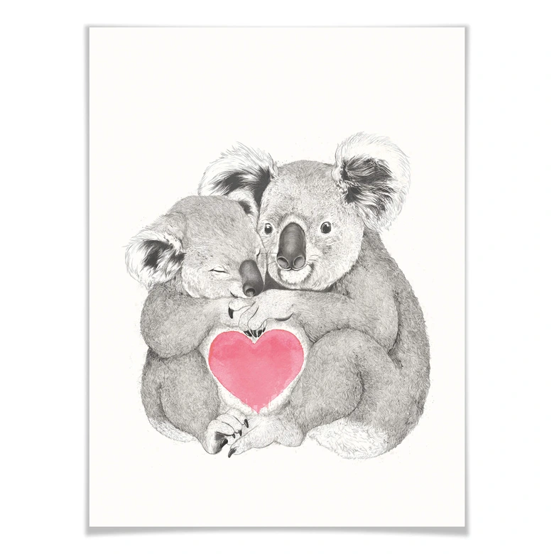 Poster Graves - Koala loves hugs 