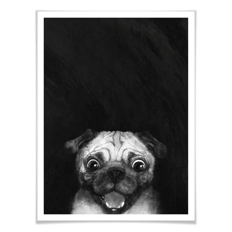 Poster Graves - Snuggle Pug 