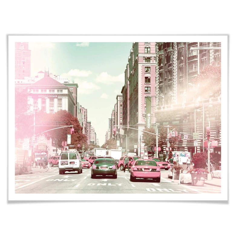 Poster Hugonnard - New York Pastell 