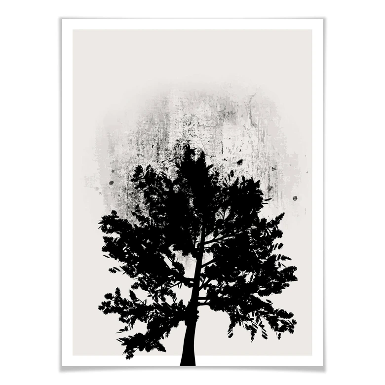 Plakat - Kubistika - Tree Study 02 