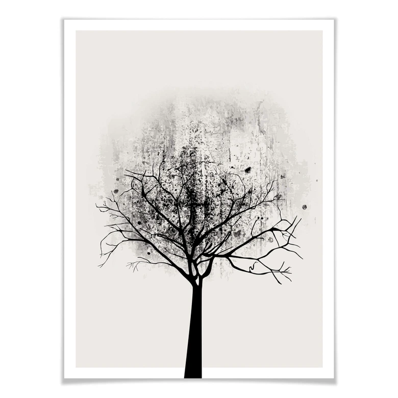 Poster Kubistika - Tree Study 04 