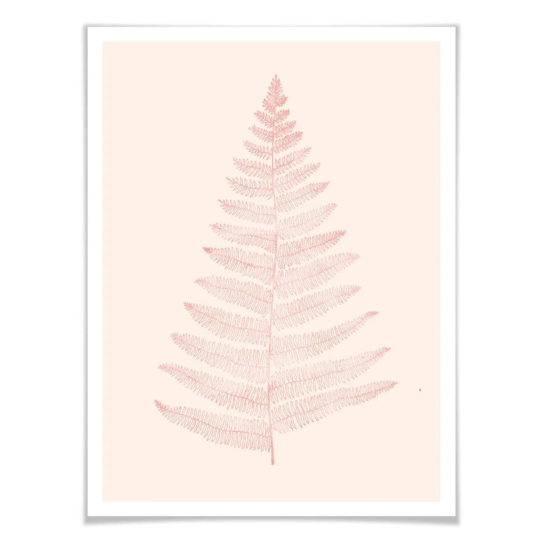 Póster Kubistika - Amor en rojo 