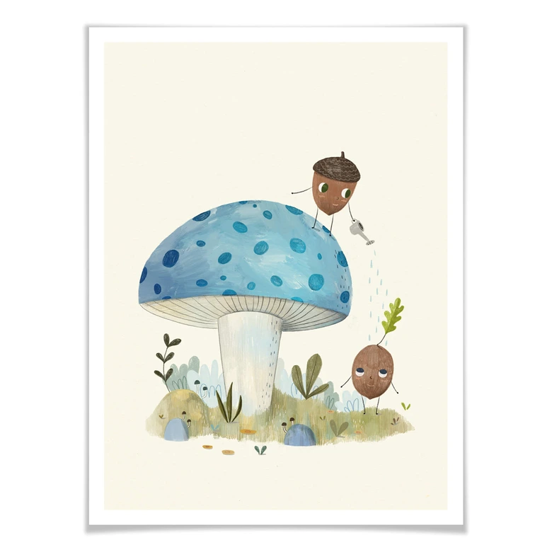 Poster Loske - Barn i naturen  