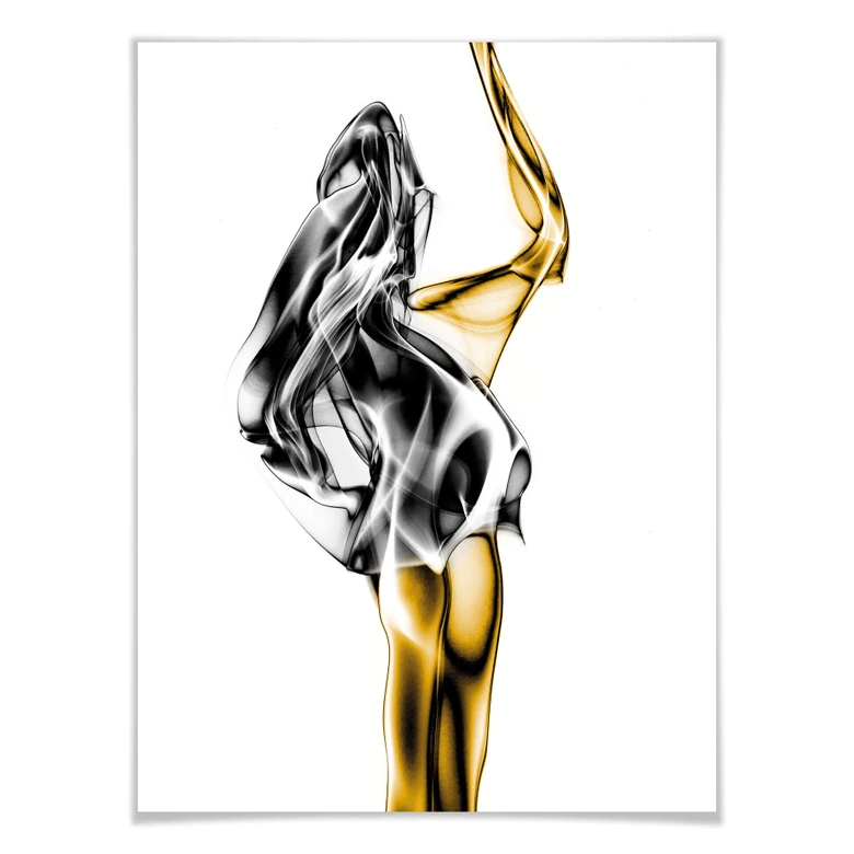 Poster Marini - Gold und Silber 