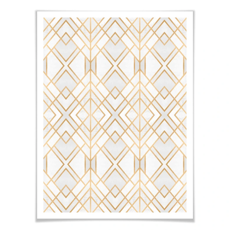 Poster Fredriksson - Golden Geometry 