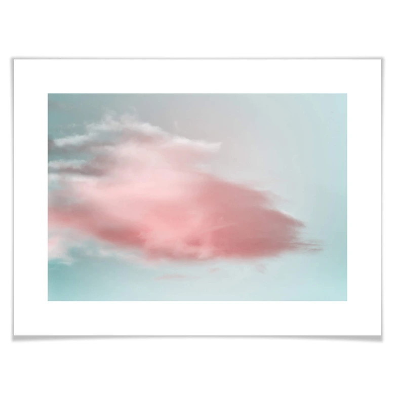 Póster Nubes rosas 