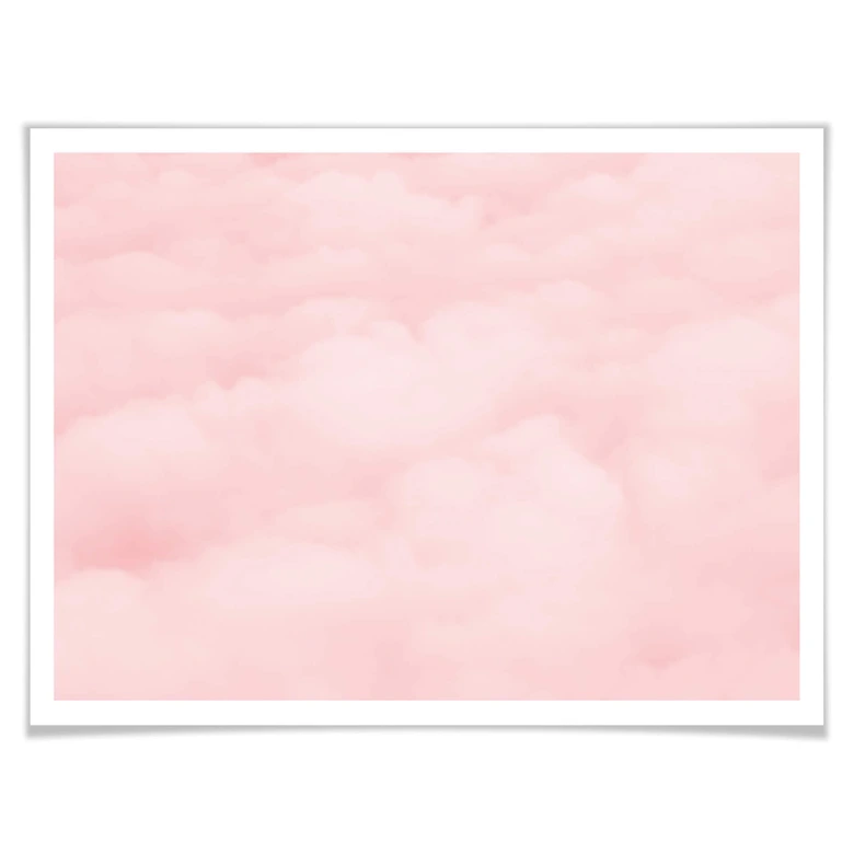 Poster Wolken wie Zuckerwatte 