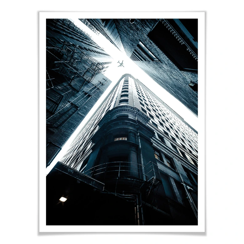 Poster Mellan skyskraporna 