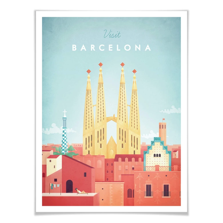 Poster Rivers - Barcelone 