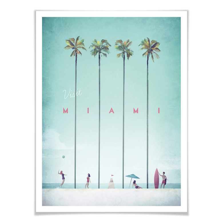 Poster Rivers - Miami 
