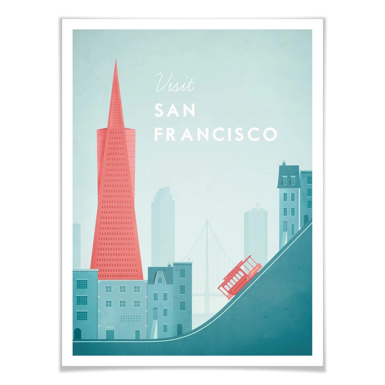 Póster Rivers - San Francisco 