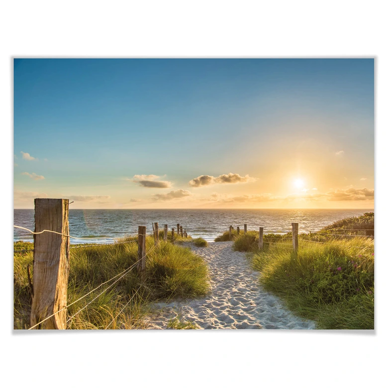 Poster Zonsondergang 