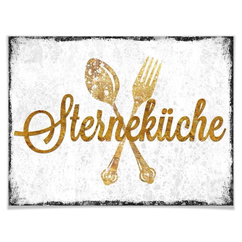 Poster Sterneküche 