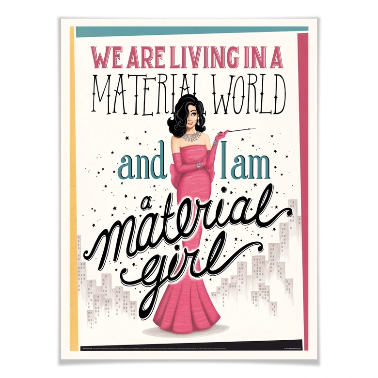 Poster Tohmé - Material Girl 