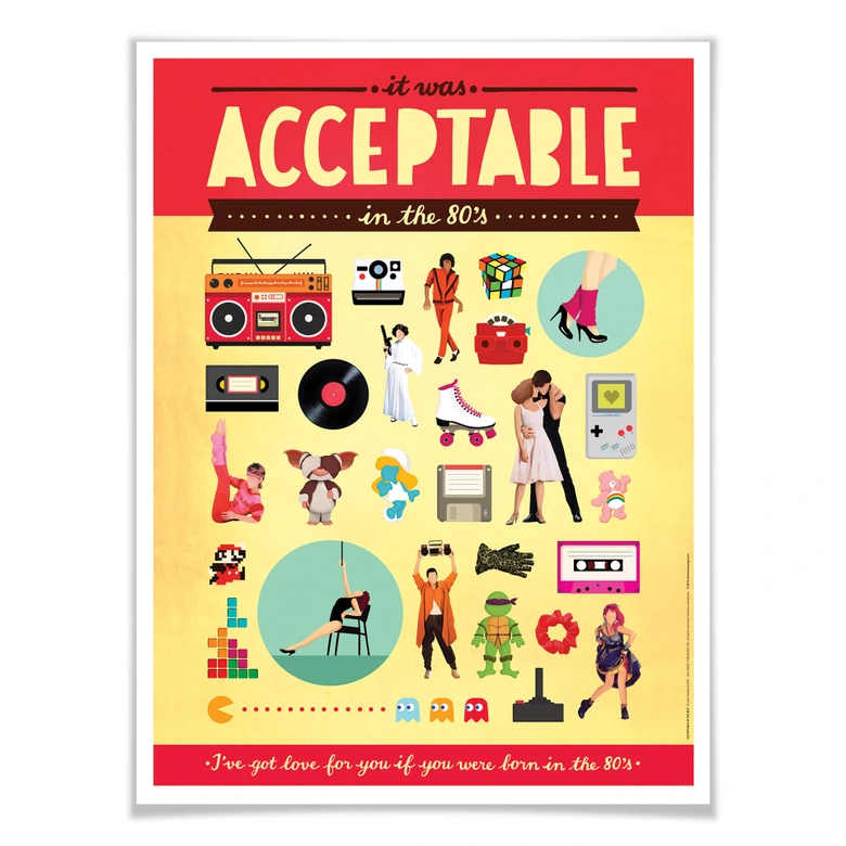 Poster Tohmé - Anni 80 