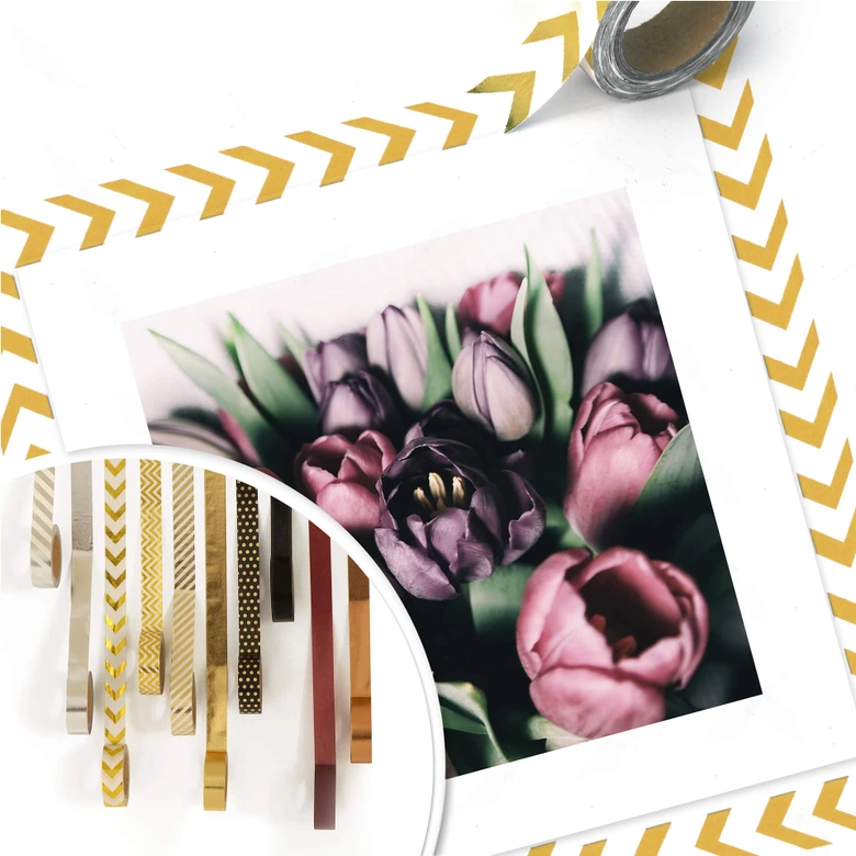 Plakat z bukietem tulipanów 