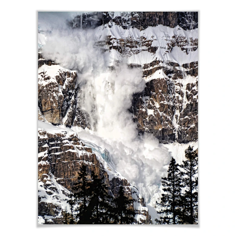 Póster Turgeon - La avalancha 