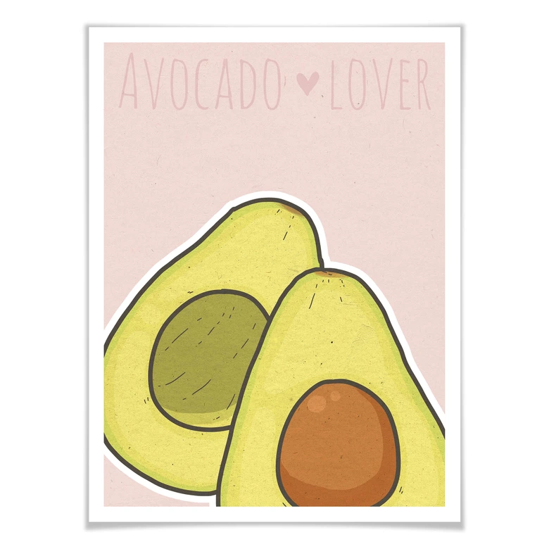 Poster Avocado Lover 