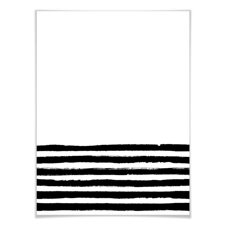 Poster Black lines 