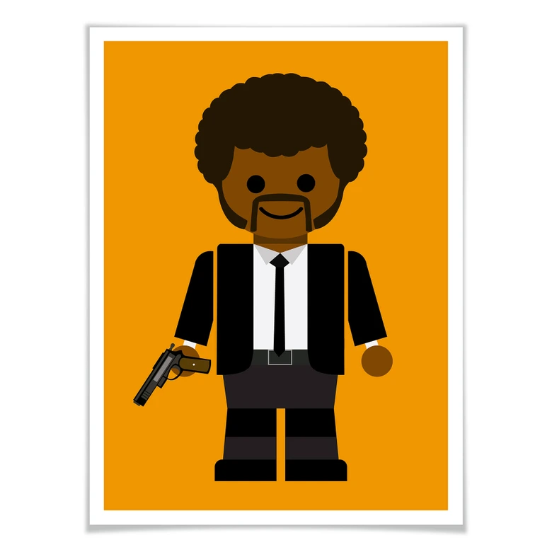 Poster Gomes - Pulp Fiction Jouet Jules Winnfield 