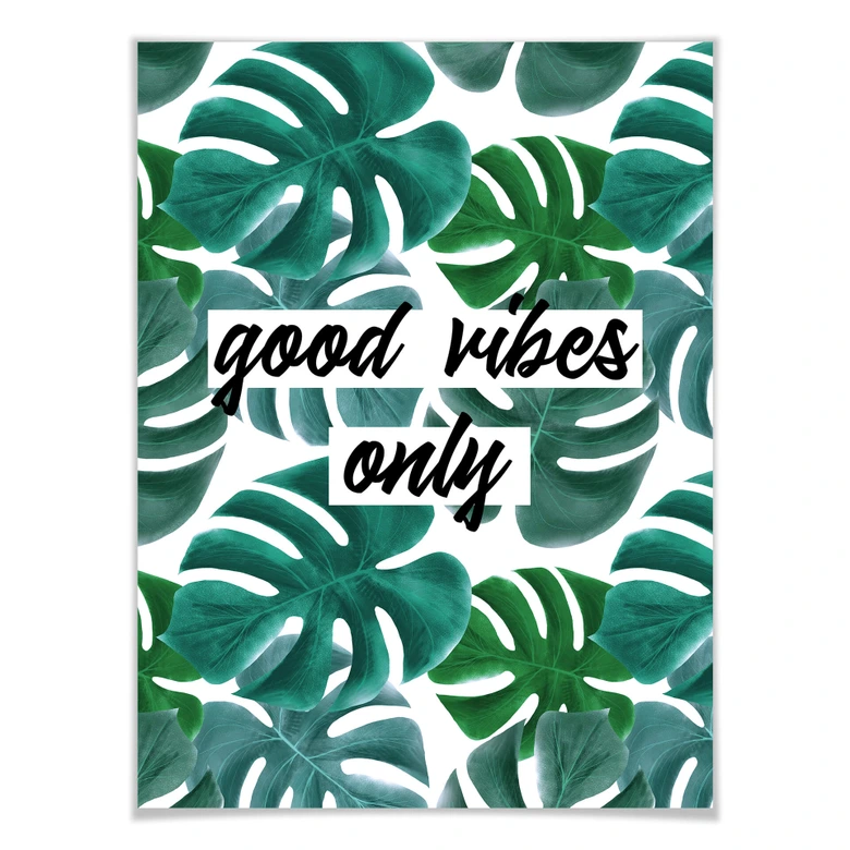 Póster Sólo buenas vibraciones 