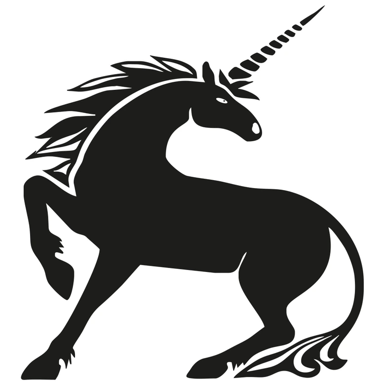 Muursticker Eenhoorn 