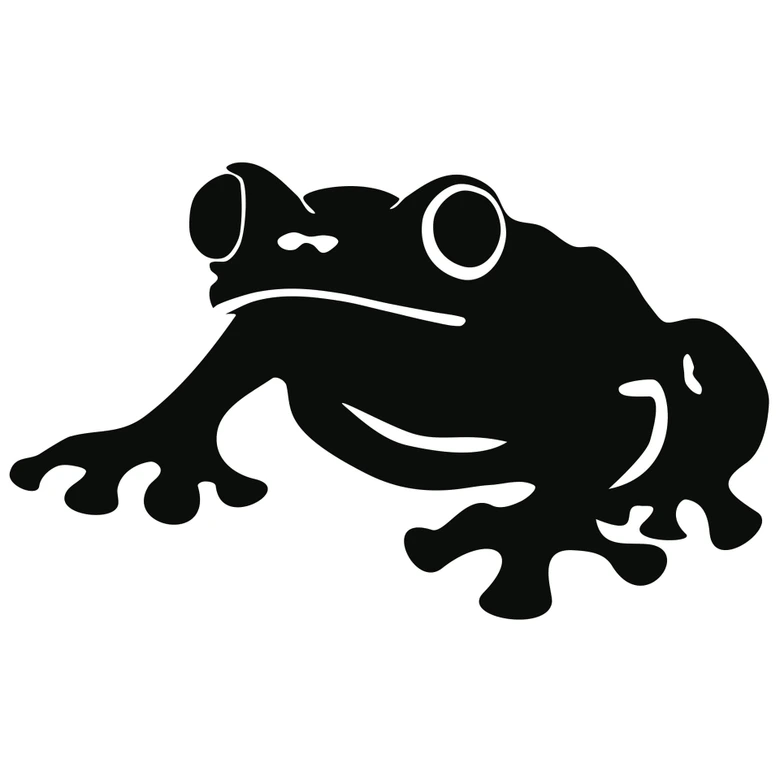 Wandtattoo Frosch 