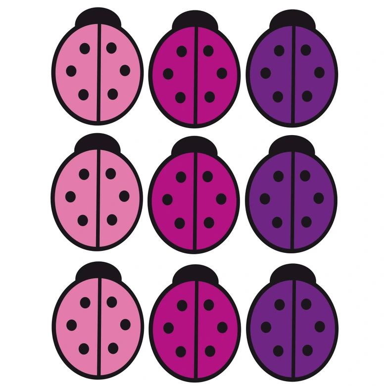 Wandtattoo Rosa Mariechenkäferset 