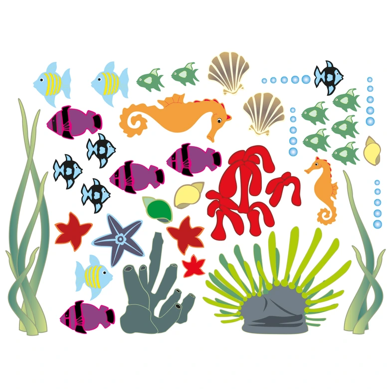 Sticker mural - Aquarium 