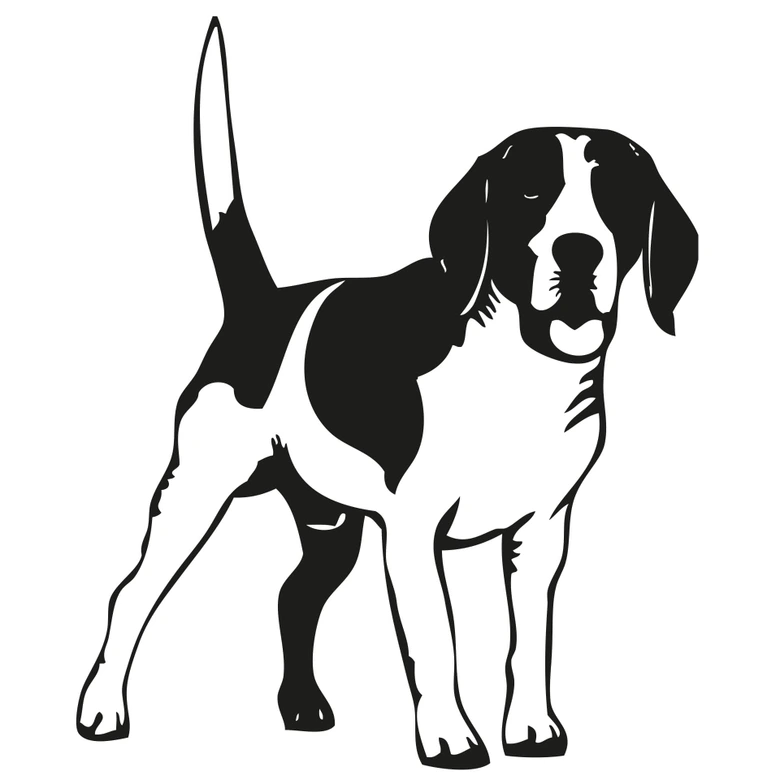 Wandtattoo Beagle 2 