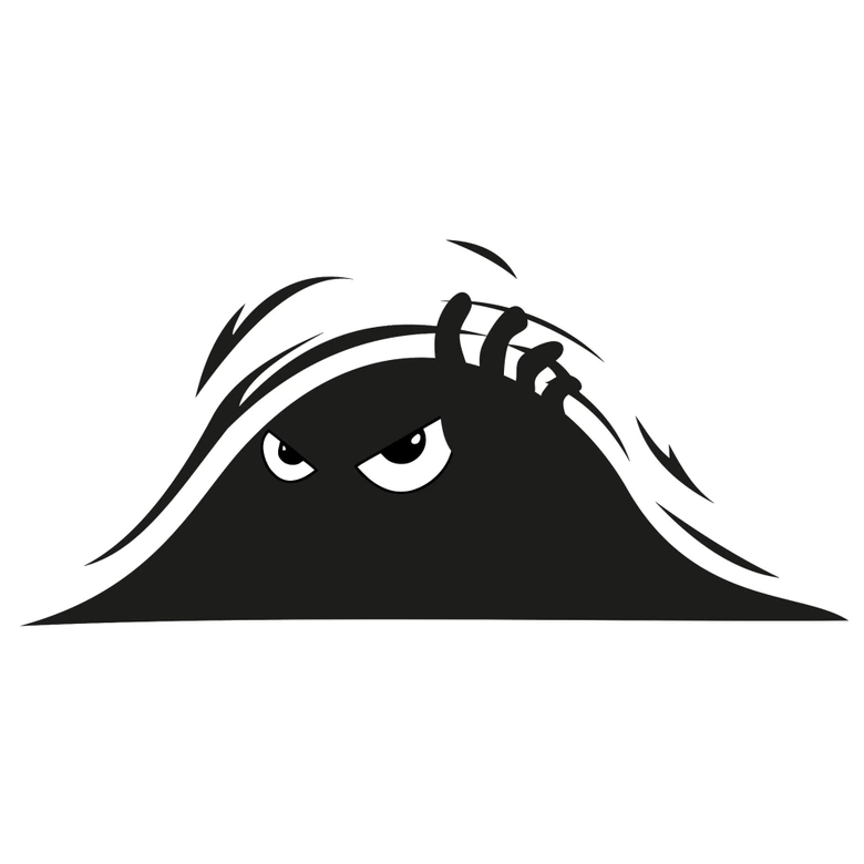 Sticker mural - Monstre 