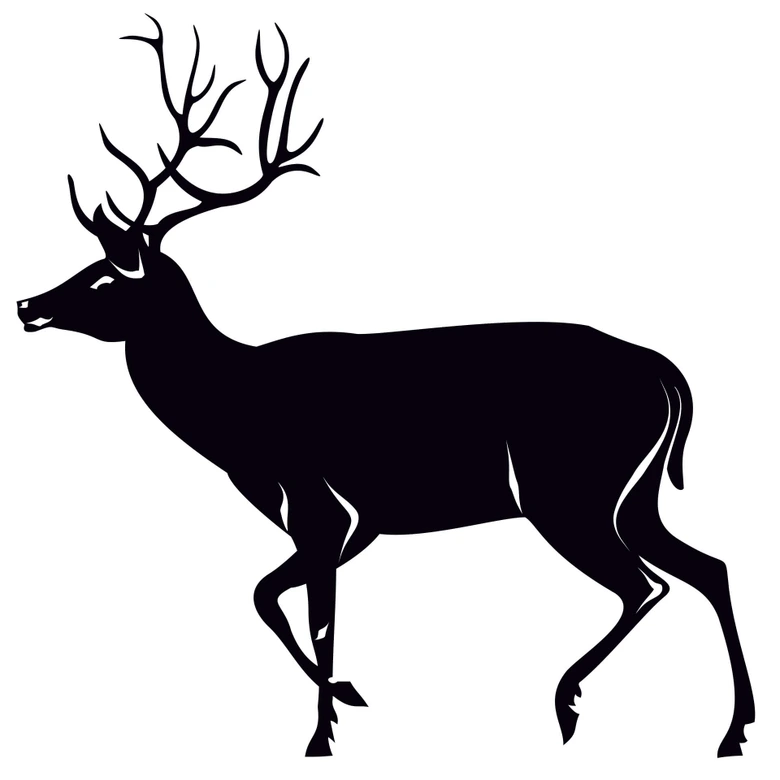 Wandtattoo Hirsch 03 
