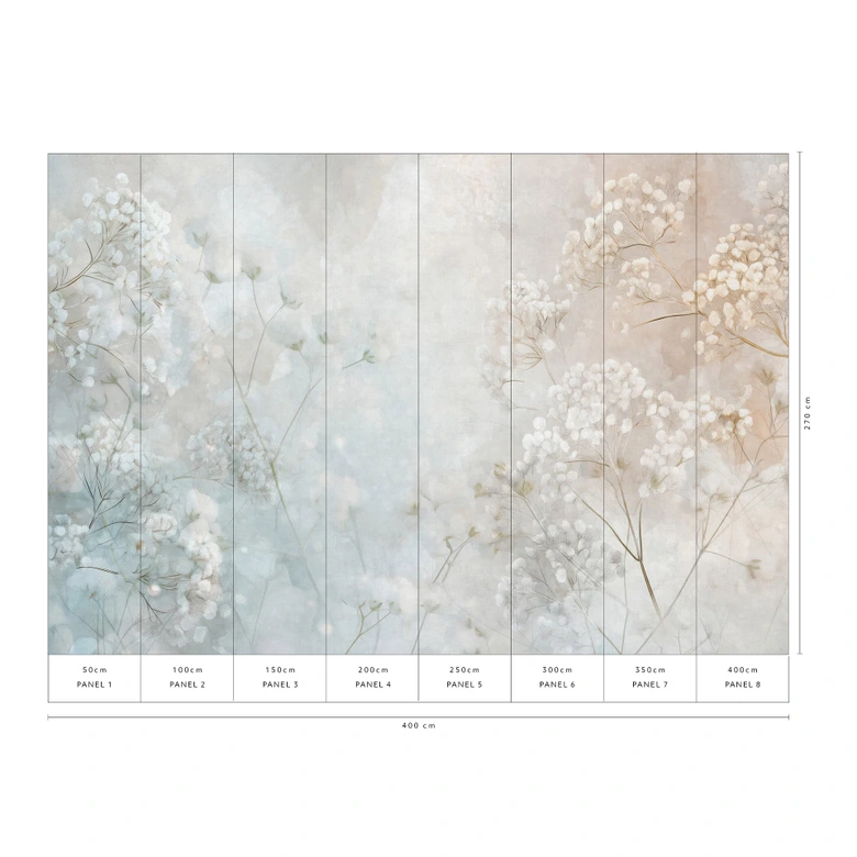 Guido Maria Kretschmer Soft Promise- Art Edition 2 Fototapet ljusblå 