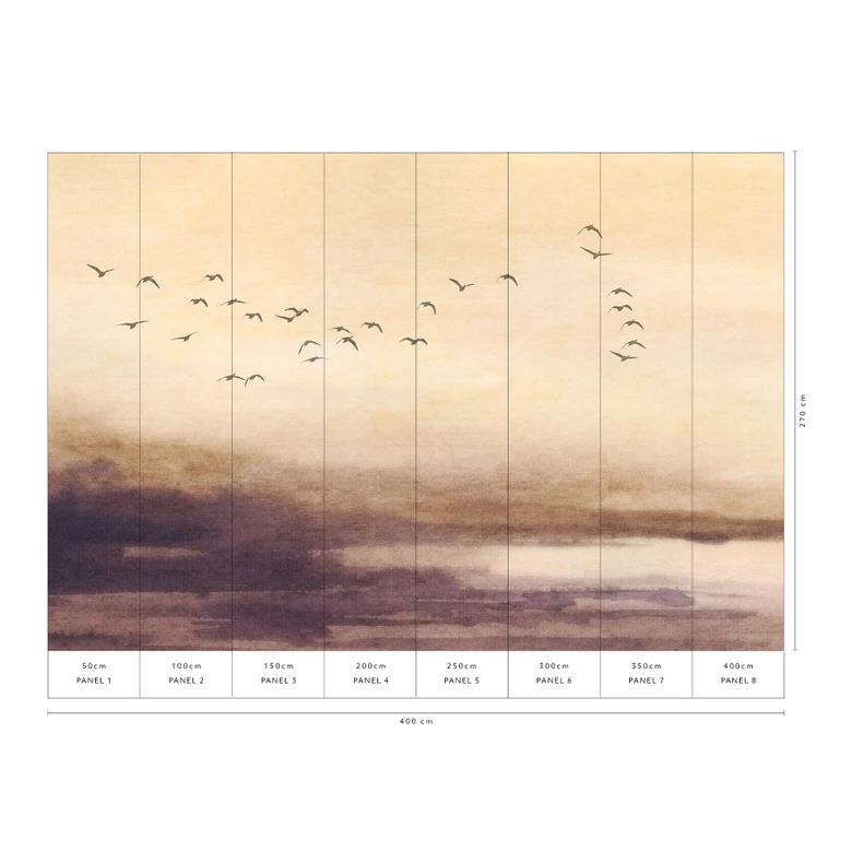 Guido Maria Kretschmer Silent Sky- Art Edition 2 Fototapet beige 
