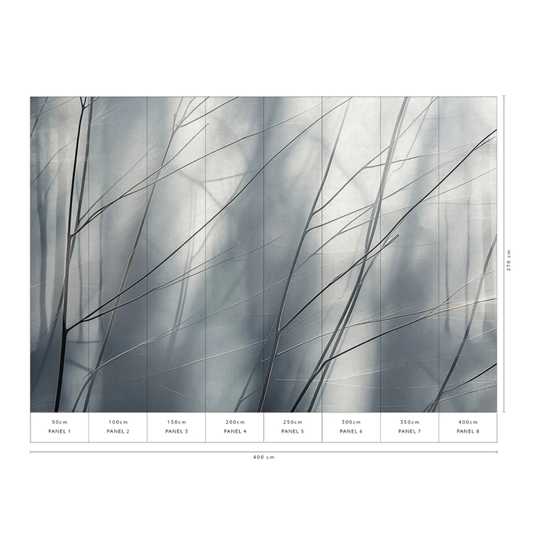 Guido Maria Kretschmer Fototapete Aeries- Art Edition 2  grau 