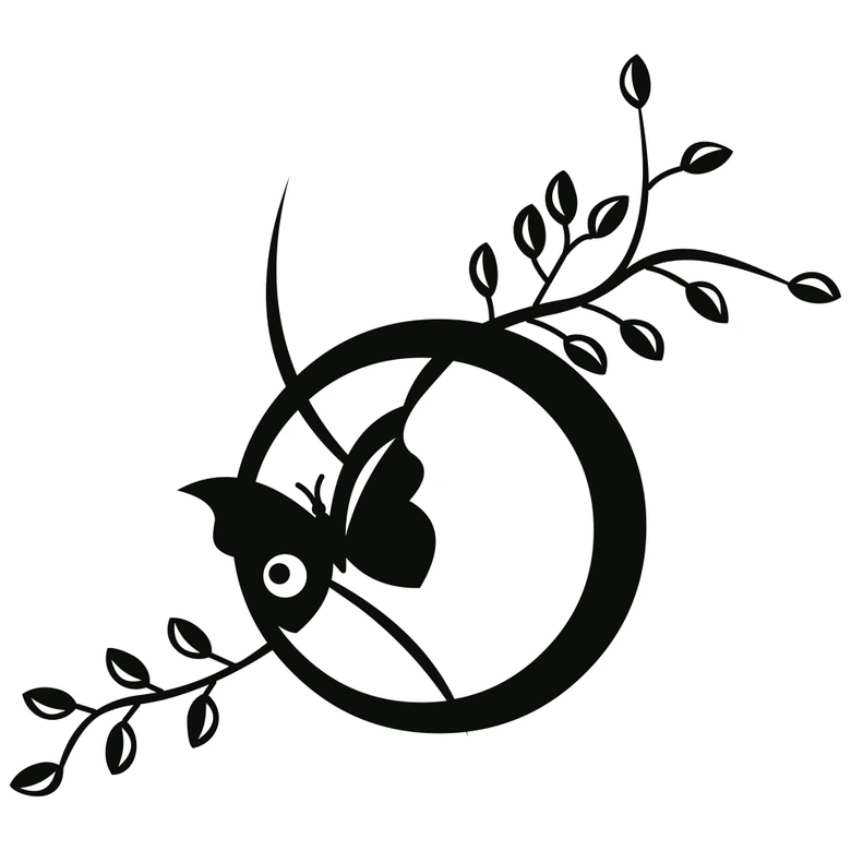 Wandtattoo Modern Nature 