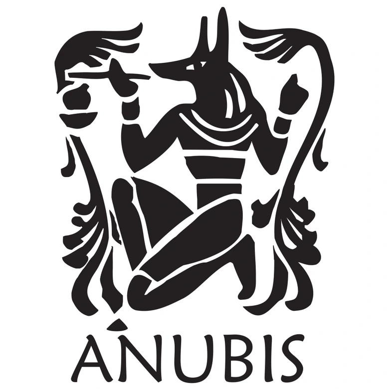 Wandtattoo Anubis 