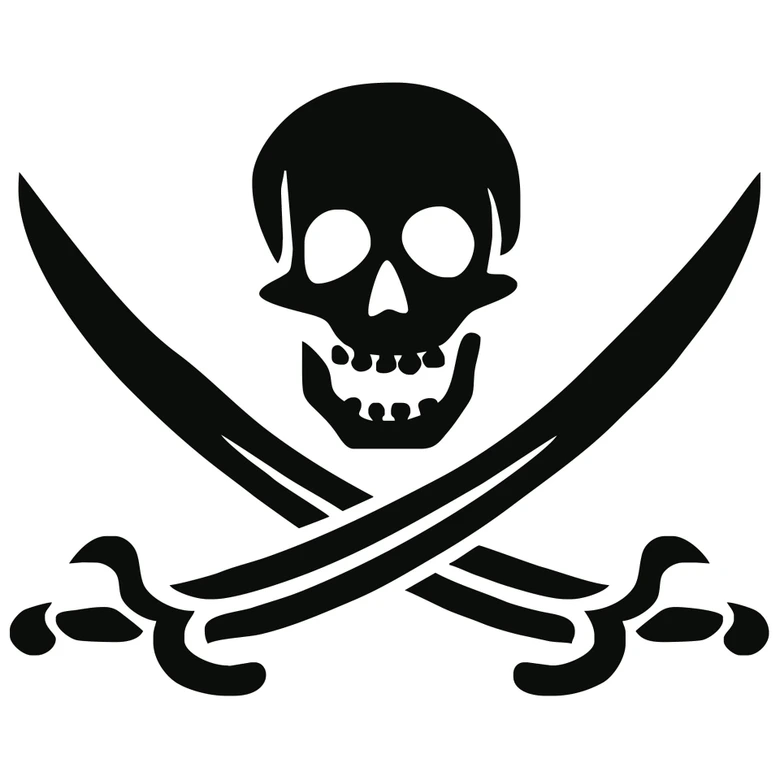 Pirate Symbol Wall sticker 