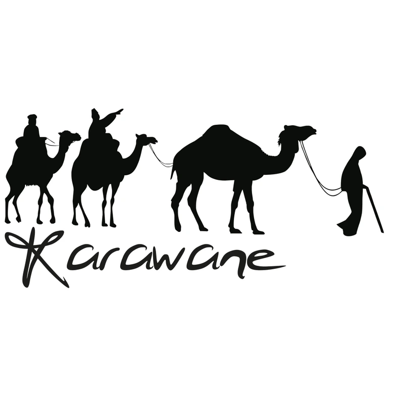 Wandtattoo Karawane 