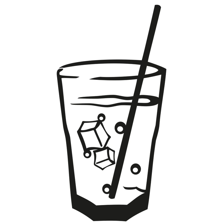 Sticker mural - Cocktail 