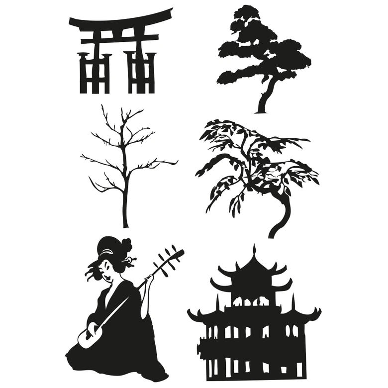 Wandtattoo Asian Life 