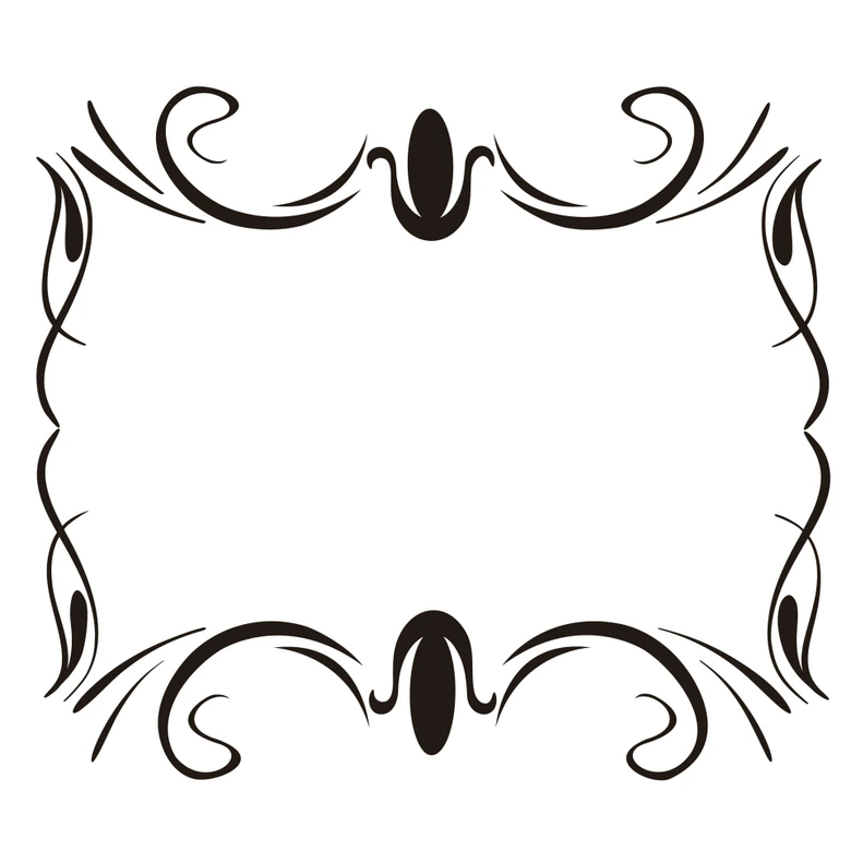 Wandtattoo Rahmen 6 