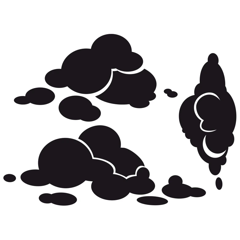 Wandtattoo Wolken-Set 